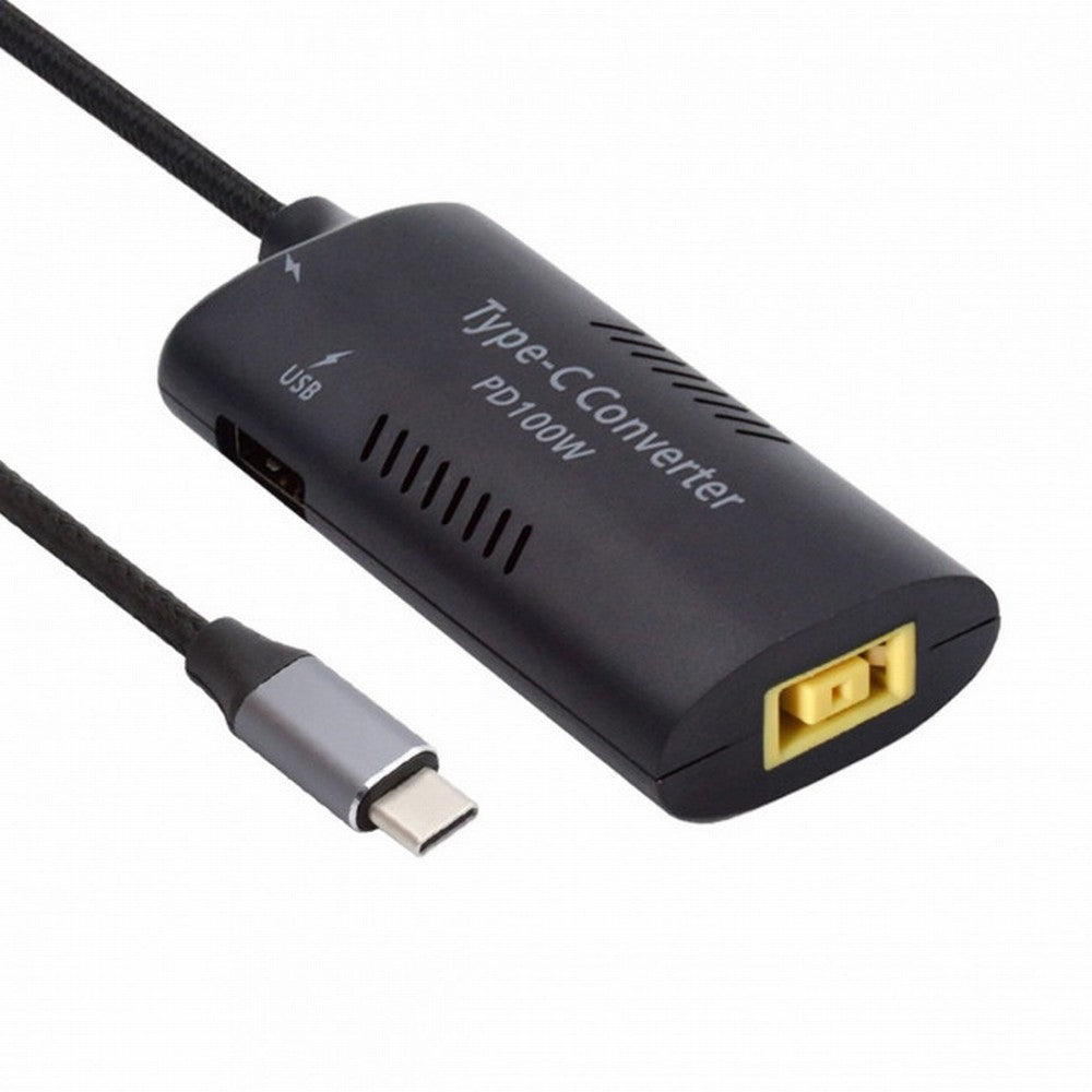 Rectangle Power Thinpad X1 Input to 100W Dual Type C USB-C and Type-A Output PD Emulator Trigger Charge Cable UC-121-1145MM