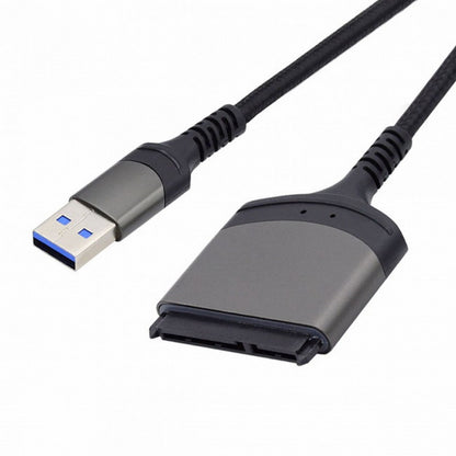 5Gbps USB 3.0 Type-A to SATA 22 Pin Adapter Cable for 2.5" Hard Disk Driver SSD U3-077-SL