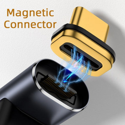 Magnetic Connector 10Gbps Type C Male to USB3.0 Female 90 Degree Low Profile Angled OTG Data Adapter for Laptop Phone UC-028-AFL