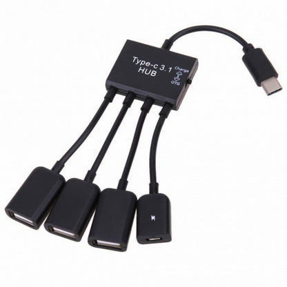 Micro USB Host OTG 3 Port Hub Adapter Cable with Power for Galaxy S5 i9600 Note3 N9000 Cell Phone Tablet U2-030