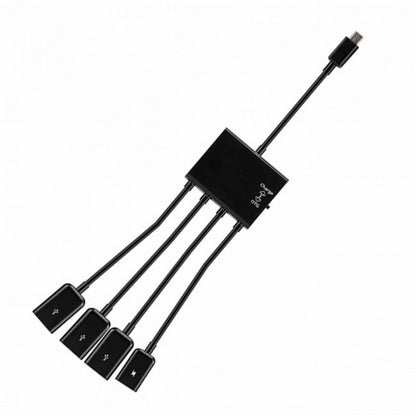 Micro USB Host OTG 3 Port Hub Adapter Cable with Power for Galaxy S5 i9600 Note3 N9000 Cell Phone Tablet U2-030