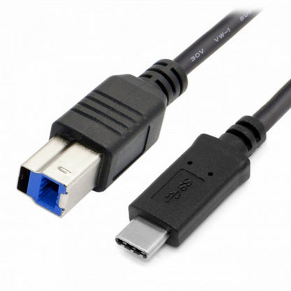 USB-C USB 3.1 Type C Male Connector to USB Standard B Male Data Cable for Mac Laptop Black UC-115-BK