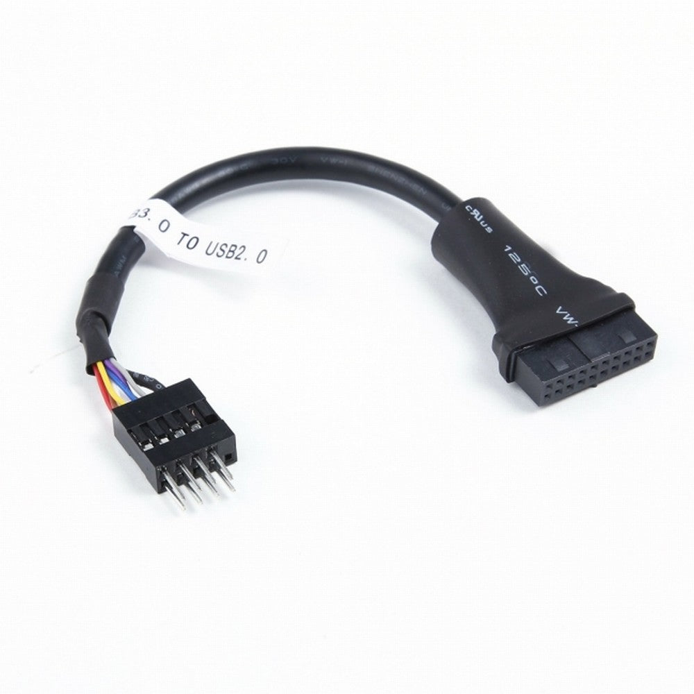 USB 3.0 20pin Motherboard Housing Male to USB 2.0 9Pin Header Device Female Cable U3-107