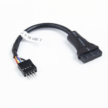 USB 3.0 20pin Motherboard Housing Male to USB 2.0 9Pin Header Device Female Cable U3-107