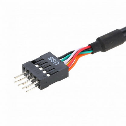 USB 3.0 20pin Motherboard Housing Male to USB 2.0 9Pin Header Device Female Cable U3-107