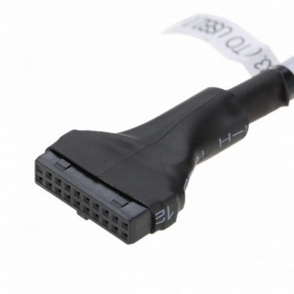 USB 3.0 20pin Motherboard Housing Male to USB 2.0 9Pin Header Device Female Cable U3-107
