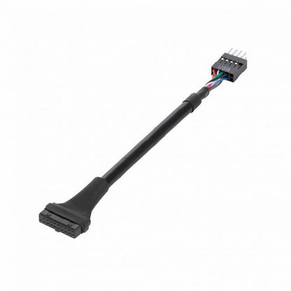 USB 3.0 20pin Motherboard Housing Male to USB 2.0 9Pin Header Device Female Cable U3-107