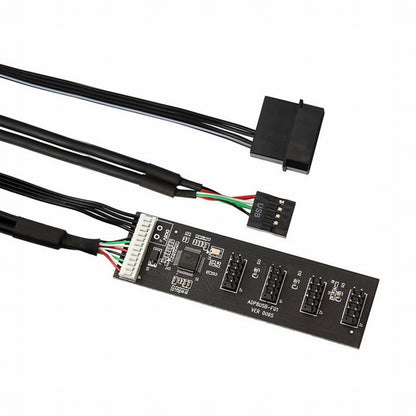 USB 2.0 9pin 10pin Header 1 to 4 Female Splitter Extension Cable HUB with IDE 5V Power Connector Adapter Port Multilier U2-053