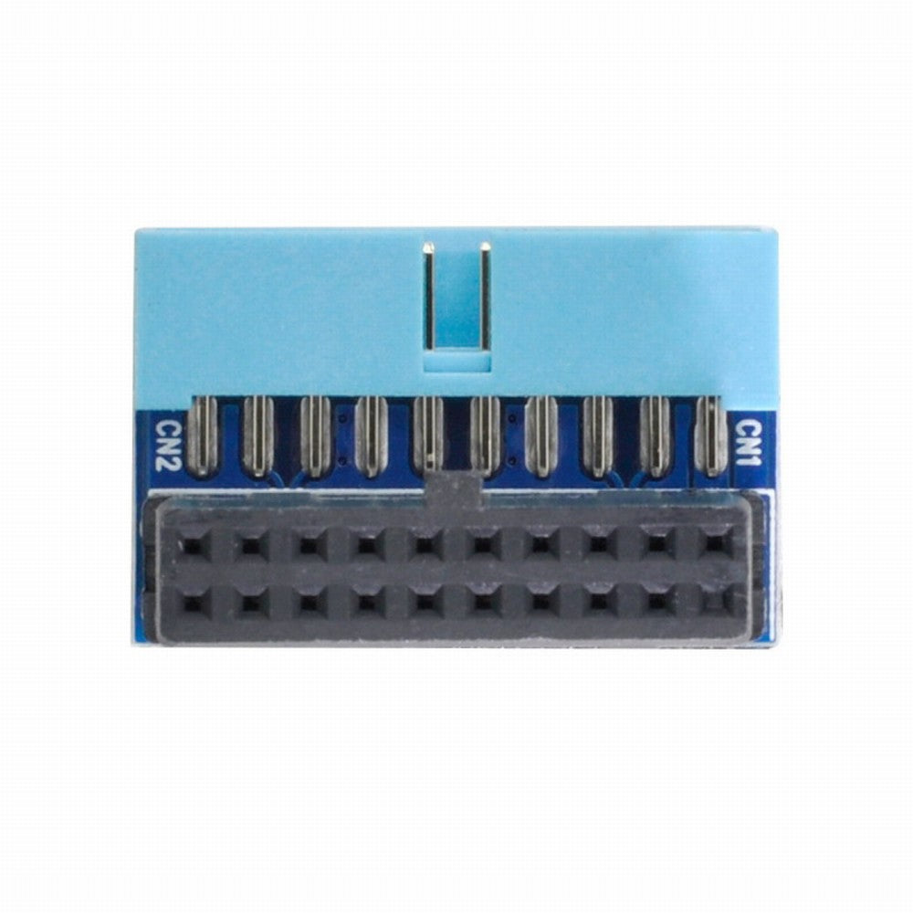 Down Angled USB 3.0 20Pin 19Pin Male to Female Extension Adapter 90 Degree for Motherboard Mainboard U3-053-DN