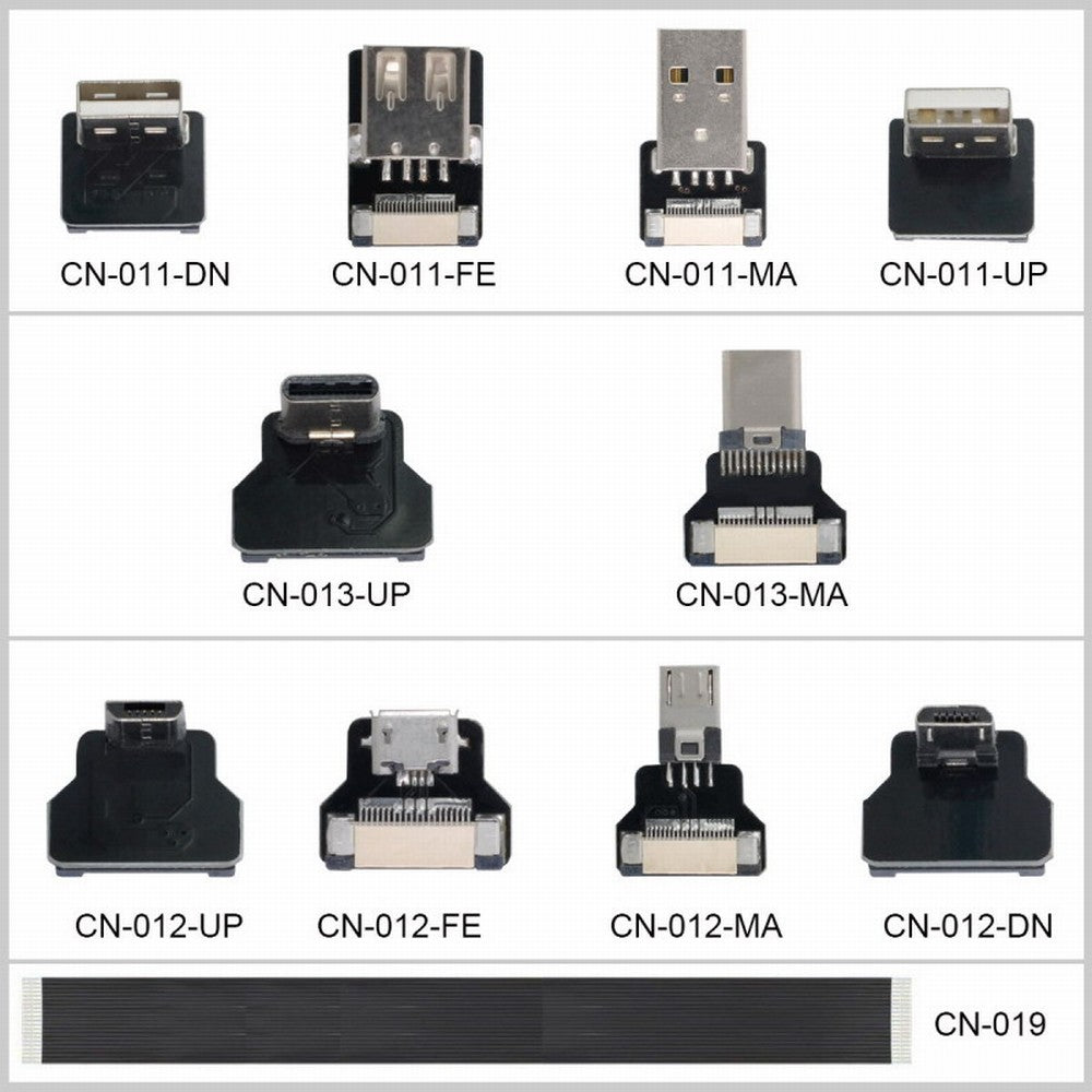 CYFPVUSB USB2.0 Male 90 Degree Up Angled Type-A Connector Socket for FPV HDTV Multicopter Aerial Photography CN-011-UP