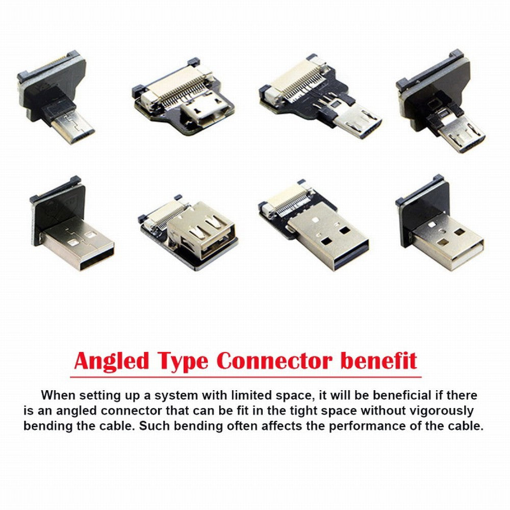 CYFPVUSB 5Pin Micro USB2.0 Male Connector Socket for FPV HDTV Multicopter Aerial Photography CN-012-MA