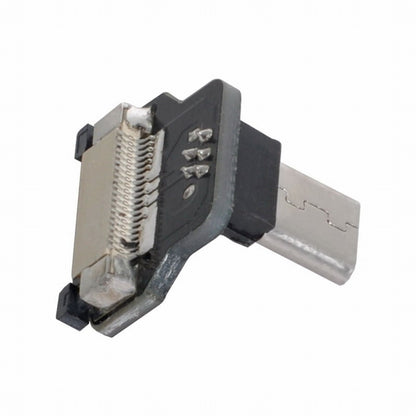 CYFPVUSB 5Pin Micro USB2.0 Male 90 Degree Up Angled Connector Socket for FPV HDTV Multicopter Aerial Photography CN-012-UP