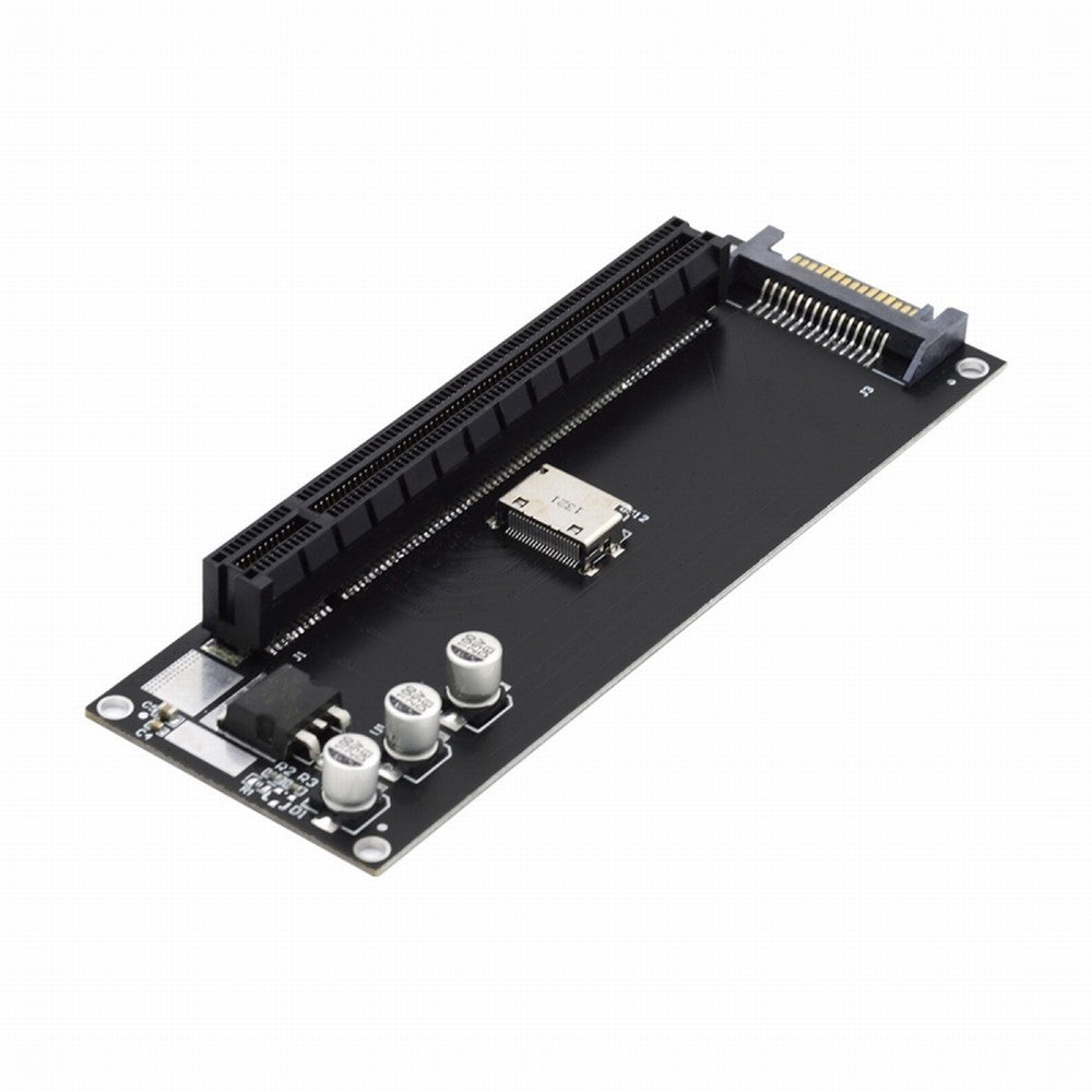 Oculink SFF-8612 SFF-8611 to PCIE PCI-Express 16x 4x Adapter with SATA Power Port for Mainboard Graphics Card SF-056