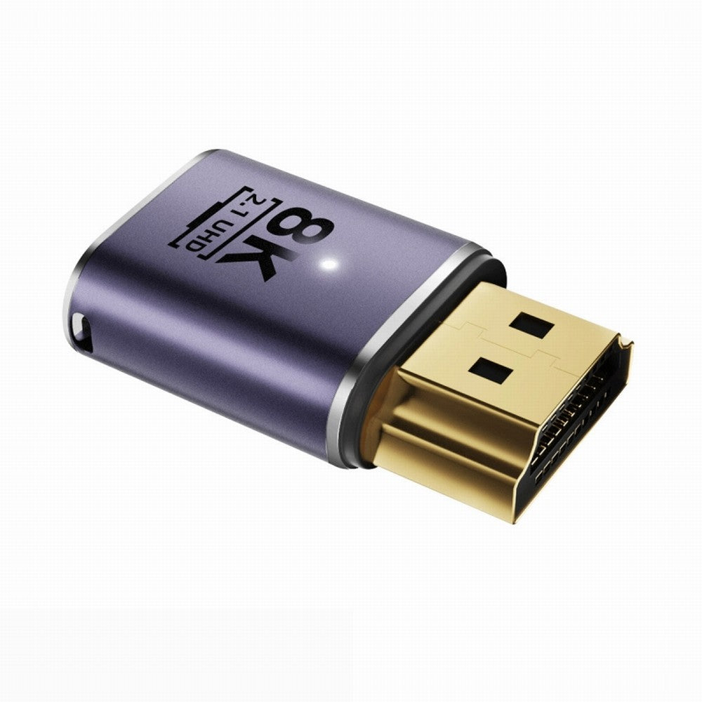 HDMI Male to HDMI 2.1 Female UHD Extension Gold Converter Adapter Support 8K 60hz HDTV HD-011-A8K01
