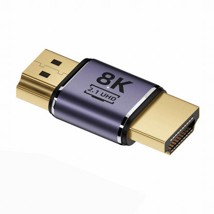 HDMI Male to HDMI 2.1 Male UHD Extension Gold Converter Adapter Support 8K 60hz HDTV HD-011-A8K14