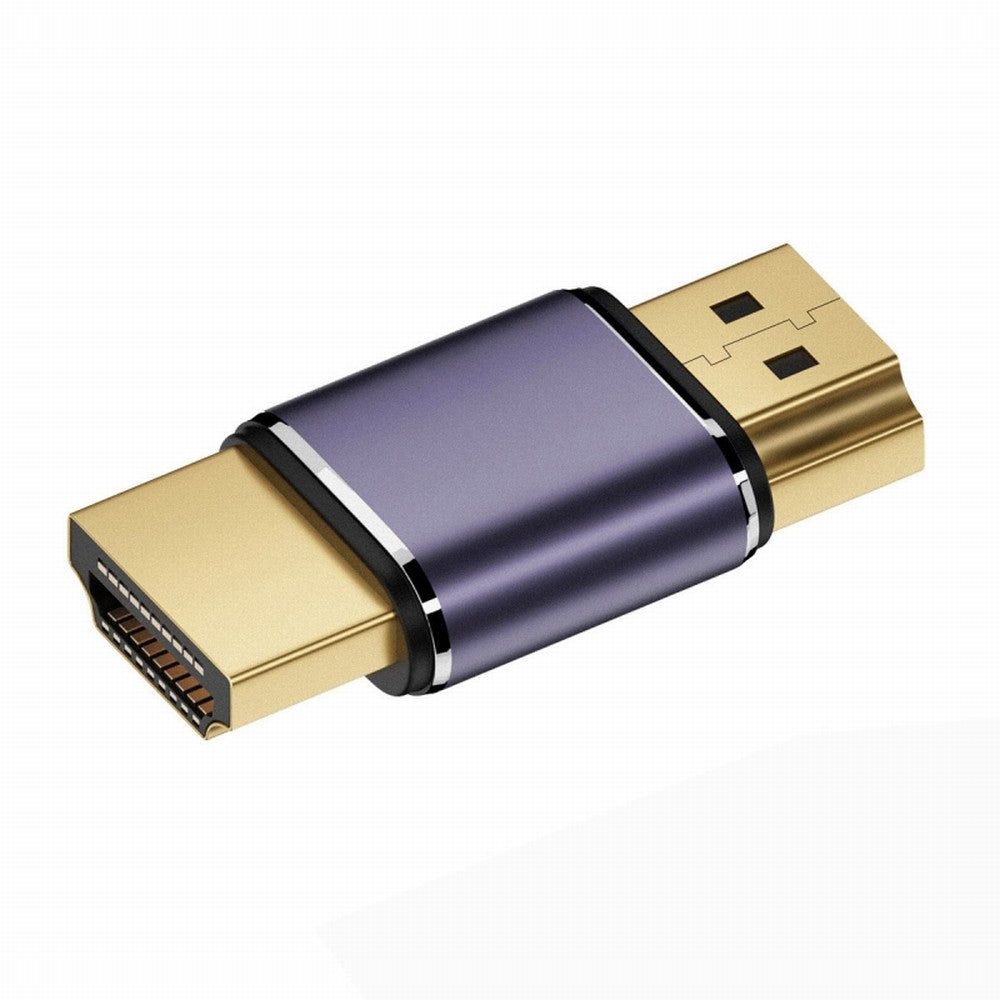 HDMI Male to HDMI 2.1 Male UHD Extension Gold Converter Adapter Support 8K 60hz HDTV HD-011-A8K14