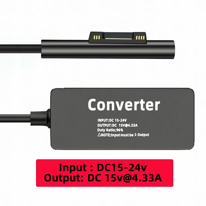 DC 4.5x3.0mm Jack 65W 20V 15V-24V to Surface Pro3 Pro4 Pro5 Pro6 Pro7 Pro8 Pro9 Book Pro Charge Cable PW-016-4530MM