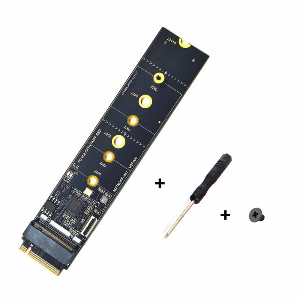 SATA NGFF Key B+M SSD to NVME M-key Motherboard Desktop Adapter Converter SSD Card JMB582 2280 SA-050