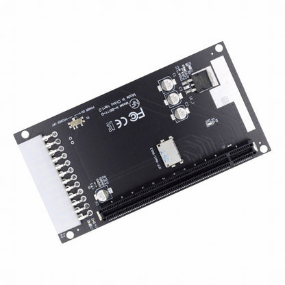 4x Oculink SFF-8612 SFF-8611 to PCIE PCI-Express 16x Adapter with ATX 24pin Power Port for Mainboard Graphics Card SF-059