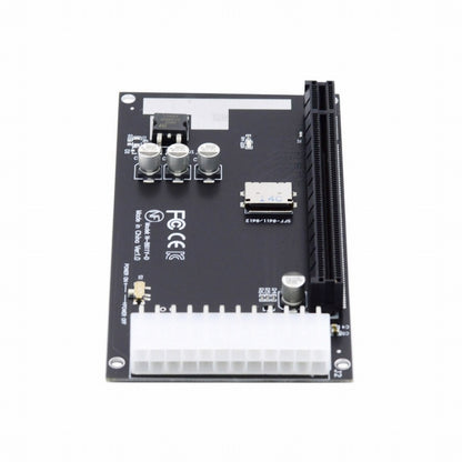 4x Oculink SFF-8612 SFF-8611 to PCIE PCI-Express 16x Adapter with ATX 24pin Power Port for Mainboard Graphics Card SF-059
