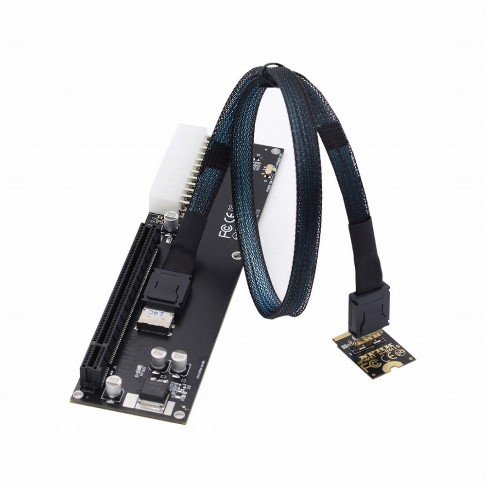 PCI-E 3.0 M.2 M-key to Oculink SFF-8612 SFF-8611 Host Adapter for GPD WIN Max2 External Graphics Card & SSD SF-014-BK+SF-061