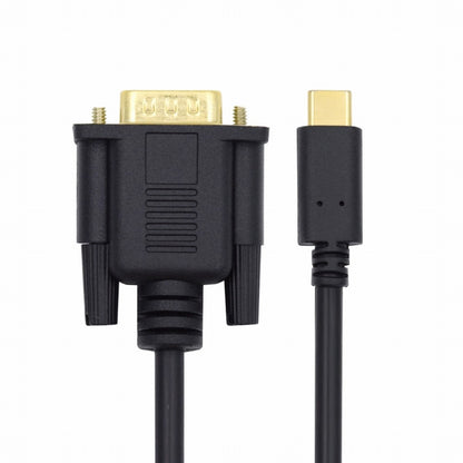 USB 3.1 Type C USB-C Source to VGA RGB 1080P Displays Male Monitor Cable for Laptop 1.8m UC-018-VGA