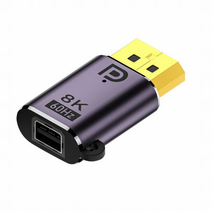 DisplayPort 1.4 Male to Mini DP Female 8K 60hz Adapter Ultra-HD UHD 4K 144hz 7680*4320 for Video PC Laptop Monitor DP-036-8K04