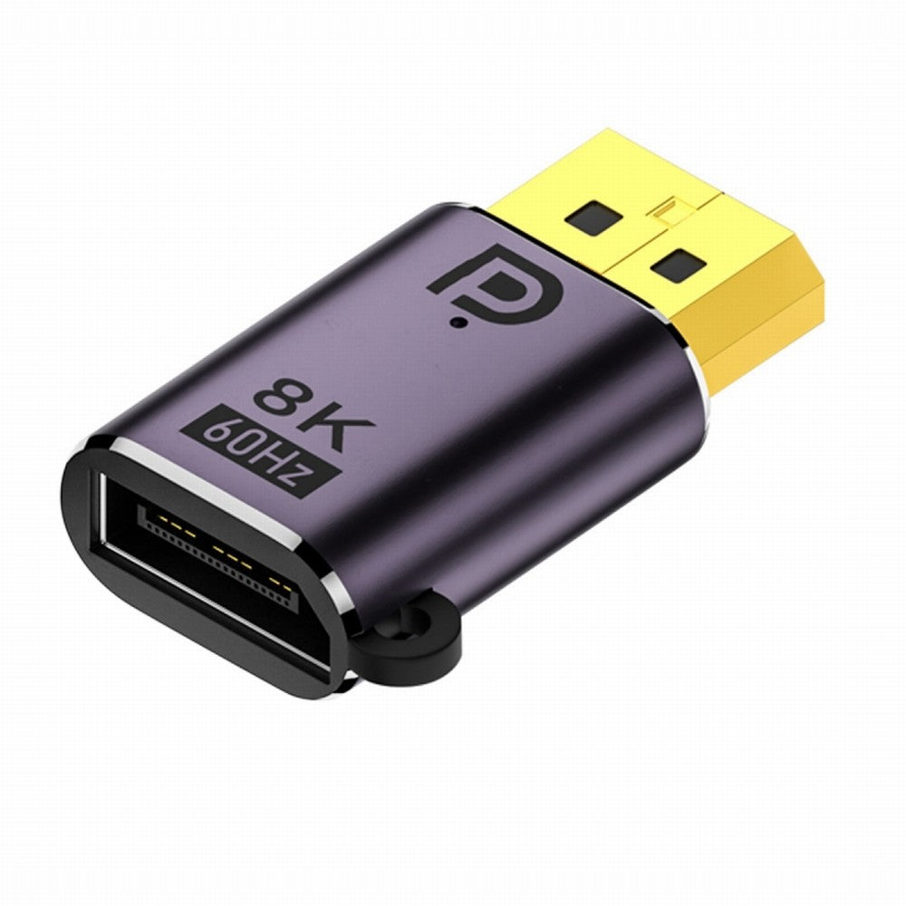 DisplayPort 1.4 Male to DP Female 8K 60hz Adapter Ultra-HD UHD 4K 144hz 7680*4320 for Video PC Laptop Monitor DP-036-8K02