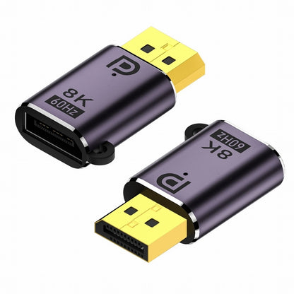 DisplayPort 1.4 Male to DP Female 8K 60hz Adapter Ultra-HD UHD 4K 144hz 7680*4320 for Video PC Laptop Monitor DP-036-8K02