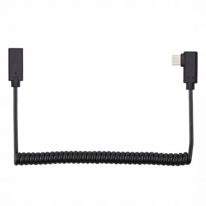 Stretch Coiled USB-C Keyboard Mouse Cable for Gaming Keyboard Type-C Male to Female Extension Cable Power & Data UC-133-CMCF