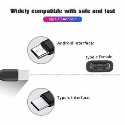 Type-C USB-C Female to USB-C Type C USB 3.1 & Micro USB Male Splitter Extension Charge Cable U2-069-TC001