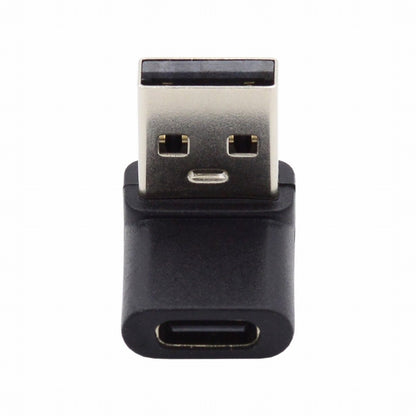 USB-C Type C Female 90 Degree Up Angled to USB 3.0 A Male Data Adapter for Laptop Desktop UC-067-UP