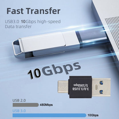 USB3.0 Type A Male to USB 3.1 Type C Male Data 10Gbps Charge Adapter for Laptop Phone UC-070-TC001