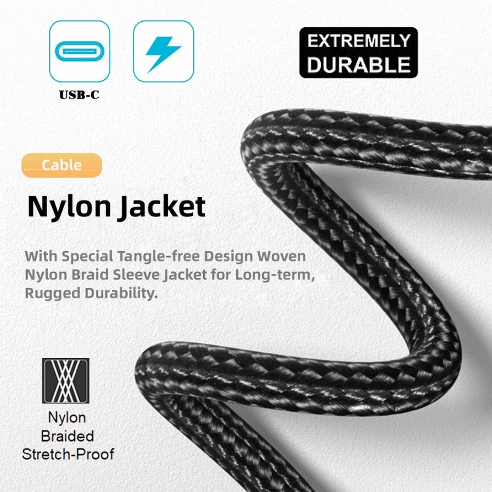 Type-C USB-C 135W to DC Rectangle 11.0*4.5mm Power PD Charge Cable for Thinkpad X1 Legion Y7000P Laptop DC20V 6.25A UC-106-DC135W