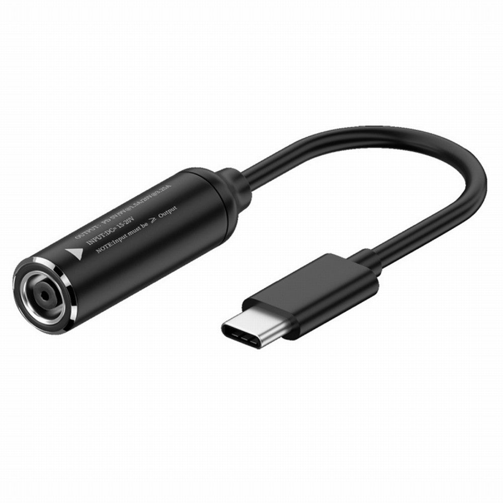 DC Jack 7.4x5.0mm Input to USB-C Type-C Power Plug Charge Cable for Laptop Phone PD9V 5V 20V UC-149-7450MM