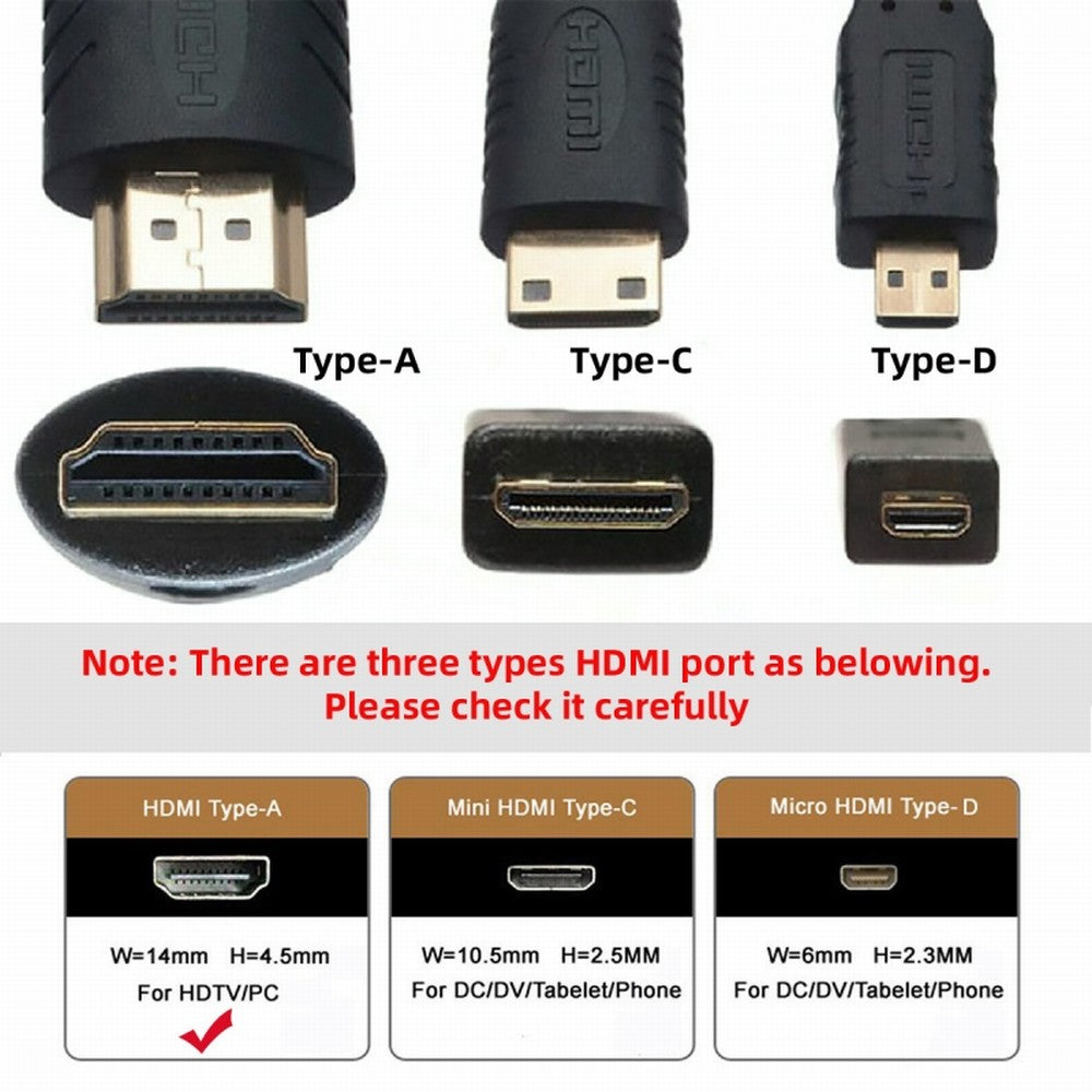HDMI 2.0 Male to HDMI Male 4K 60hz Stretch Coiled Cable Left Angled 90 Degree for HDTV Computer Laptop Monitor HD-035-LE