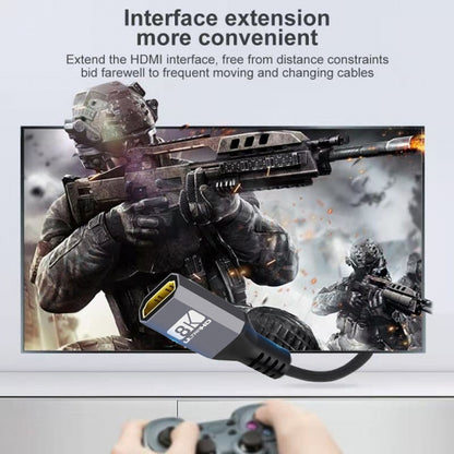 HDMI 2.1 UHD 8K Extension Cable Male to Female Ultra-HD 8K 60hz 4K 120hz Cable 48Gbs with Audio 3D HDMI Cord CC-HD-017