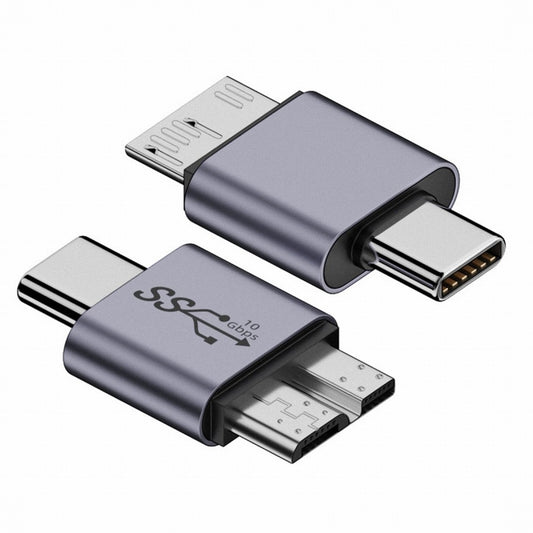 USB-C USB 3.1 Type C Male to Micro USB 3.0 Male Data Adapter 10Gbps Data Power for Laptop SSD Disk UC-082-MMCM