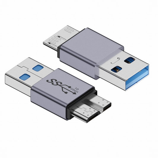 USB-C USB 3.1 Type A Male to Micro USB 3.0 Male Data Adapter 10Gbps Data Power for Laptop SSD Disk UC-082-MMAM
