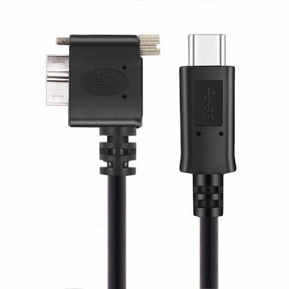 5Gbps USB-C Type-C Host to Micro USB3.0 Screw Mount 90 Degree Right Angled for Industrial Camera Storage UC-105-RI