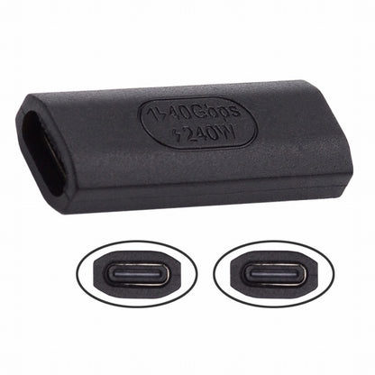 USB4 Type C Female to Female Extension 240W Power 40Gbps Data 8K Video Extender Adapter for NS Phone Laptop UC-103-FF
