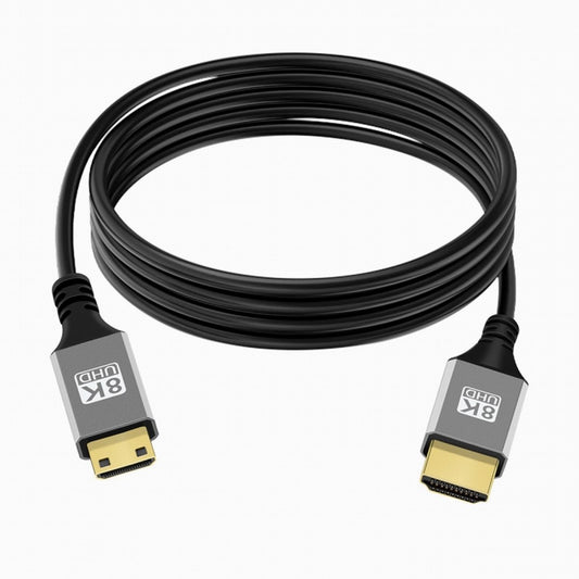 Mini HDMI 2.1 Ultra Thin HDTV Cable 8K 4K Hyper Super Flexible Slim Cord Type-A to Type-C for Camera HDTV CC-HD-039