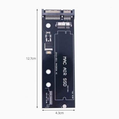 PCBA 12+6pin SSD HDD to SATA 22Pin Hard Disk Cartridge Drive for Apple 2010 2011 Macbook Air A1369 A1370 SSD SA-071
