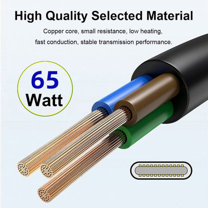 Type C USB-C Input to DC 5.5*2.1mm Power PD Charge Cable for Laptop Notebook UC-106-5521MM
