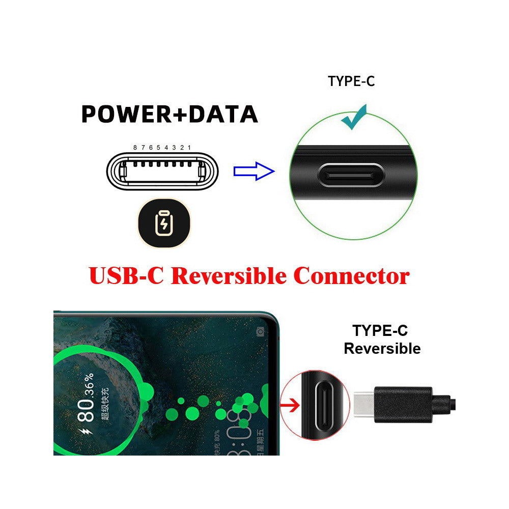 USB-C Type C Male to 8P Female 27W Power 480Mbps Data Adapter Compatible with iPhone 15 & Android & Tablet U2-058-LT019