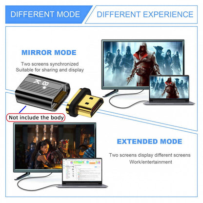 Magnetic Separate Connector 8K Type-A HDMI 2.1 Male Straight 19Pin Contacts Video Adapter for Laptop HDTV HD-042-AM