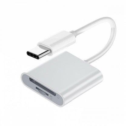 USB 2.0 Type C USB-C to TF Micro SD SDXC SDHC Card Reader Adapter Compatible with Macbook Laptop Tablet Phone UC-155-SD002