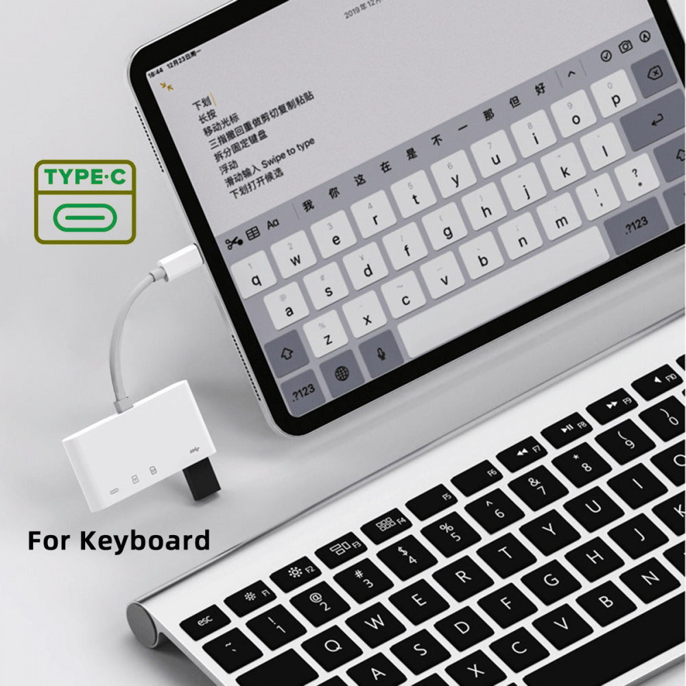 USB 2.0 Type C USB-C to TF Micro SD SDXC USB Female Card Reader PD 27W Adapter for Laptop Tablet Phone UC-155-SD004