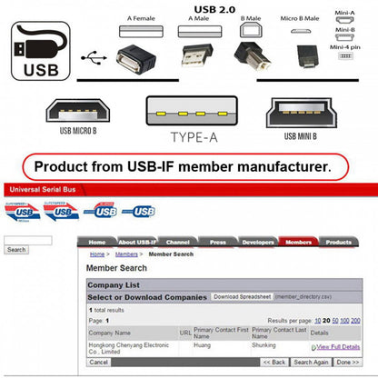 5pcs/lot Micro USB 2.0 OTG Mini USB 5Pin Type-A Male to Female Data Charge Adapter U2-006-AF