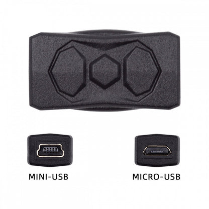 3pcs/lot Micro USB 2.0 to Mini USB 5Pin Male to Female Extension Data Power Adapter U2-006-MM